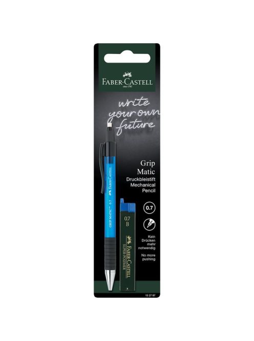 Faber-Castell - Töltőceruza 0,7mm GRIP MATIC + ironbetét B BL. (132797)