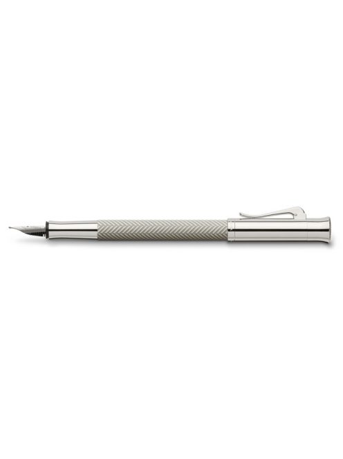 Graf von Faber-Castell Guilloche töltőtoll Ciselé világos szürke (146784)