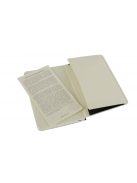 MOLESKINE NOTESZ QP612 PUHA FEKETE ""P"" KOCKÁS (7490140000)