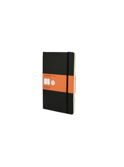 MOLESKINE NOTESZ QP616 PUHA FEKETE ""L"" VONALAS (7490142000)