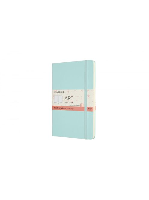 MOLESKINE NOTESZ ARTBULNT3B24 KEMÉNY TÜRKIZ "L" PONTOZOTT (7490219000)