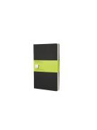 MOLESKINE JEGYZETFÜZET CAHIER 3DB QP318 FEKETE ""L"" SIMA (7500093000)