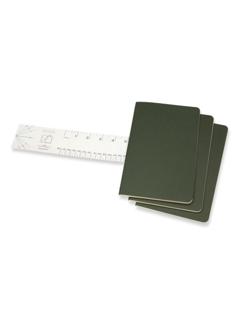 MOLESKINE JEGYZETFÜZET CAHIER 3DB CH018K15 MIRTUSZ ZÖLD "L" SIMA (7500093005)