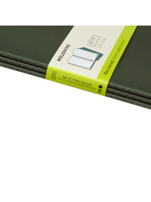 MOLESKINE JEGYZETFÜZET CAHIER 3DB CH018K15 MIRTUSZ ZÖLD "L" SIMA (7500093005)