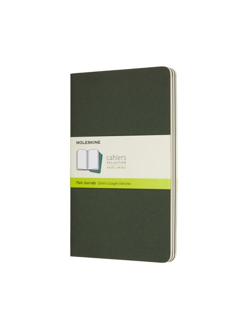 MOLESKINE JEGYZETFÜZET CAHIER 3DB CH018K15 MIRTUSZ ZÖLD "L" SIMA (7500093005)