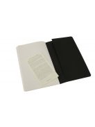 MOLESKINE JEGYZETFÜZET CAHIER 3DB QP316 FEKETE ""L"" VONALAS (7500094001)