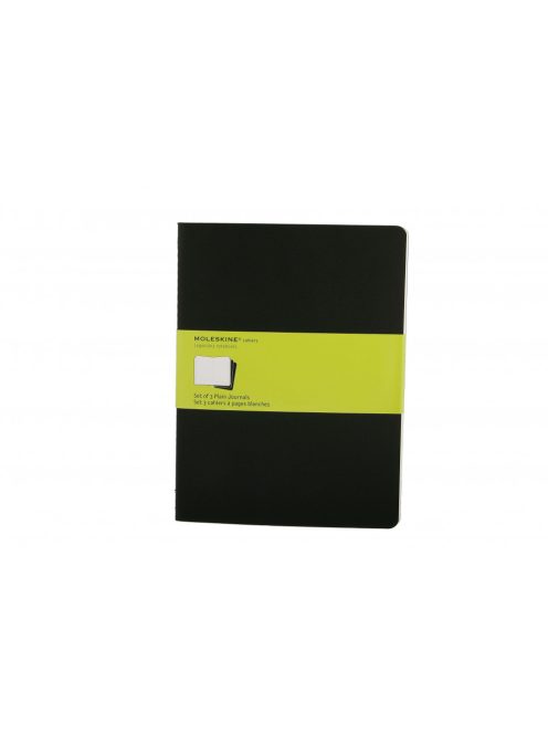 MOLESKINE JEGYZETFÜZET CAHIER 3DB QP323 FEKETE ""XL"" SIMA (7500095000)