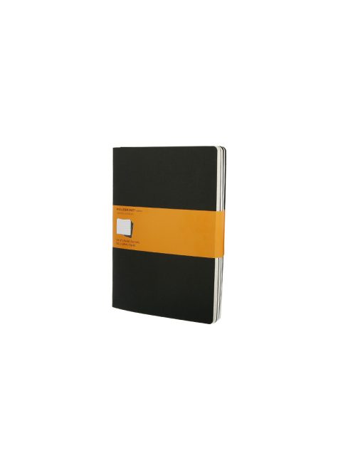 MOLESKINE JEGYZETFÜZET CAHIER 3DB QP321 FEKETE ""XL"" VONALAS (7500096001)