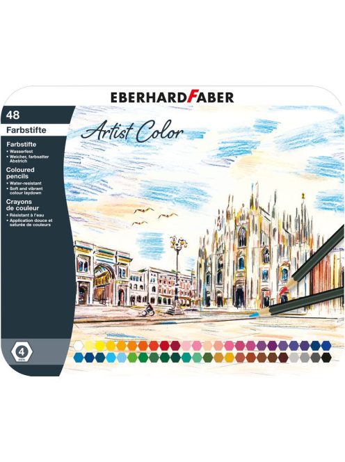 Eberhard Színes ceruza készlet 48db-os fém dobozban ARTIST COLOR (E516148)