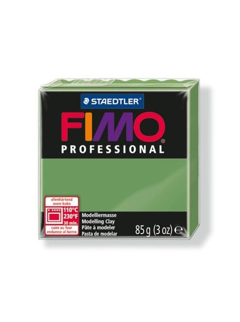 Gyurma, 85 g, égethető, FIMO "Professional", levél zöld (FM800457)