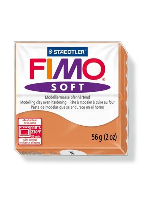 Gyurma, 56 g, égethető, FIMO "Soft", konyak (FM802076)