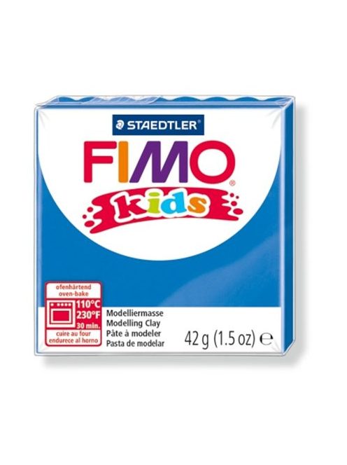 Gyurma, 42 g, égethető, FIMO "Kids", kék (FM80303)