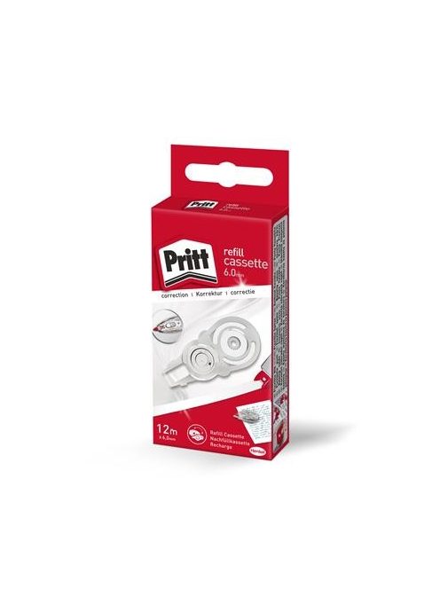 Utántöltő kazetta, 6 mm x 12 m, HENKEL "Pritt Refill" (H2111677)