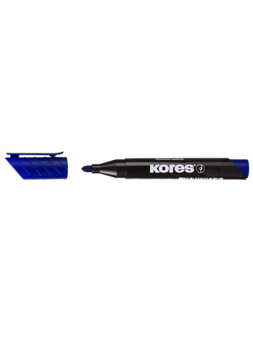 Alkoholos marker, 3-5 mm, kúpos, KORES "K-Marker", kék (IK20933)