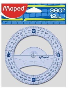   Szögmérő, műanyag, 360°, MAPED "Graphic" (IMA242360) (IMA242360)