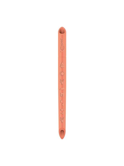 Színes ceruza készlet, háromszögletű, FSC, MAPED "Smiling Planet", 12 különböző szín (IMA831800)