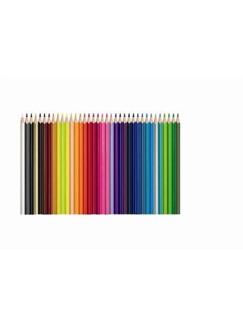 Színes ceruza készlet, háromszögletű, MAPED "Color'Peps Star", 36 különböző szín (IMA832017)