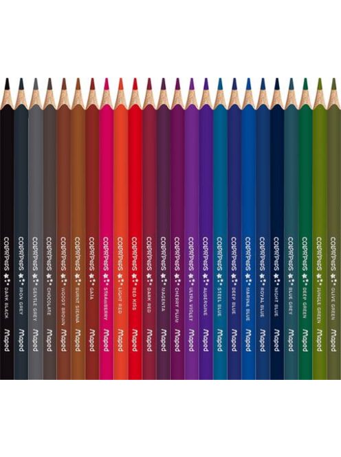 Színes ceruza készlet, háromszögletű, MAPED "Color'Peps Star", 72 különböző szín (IMA832072)