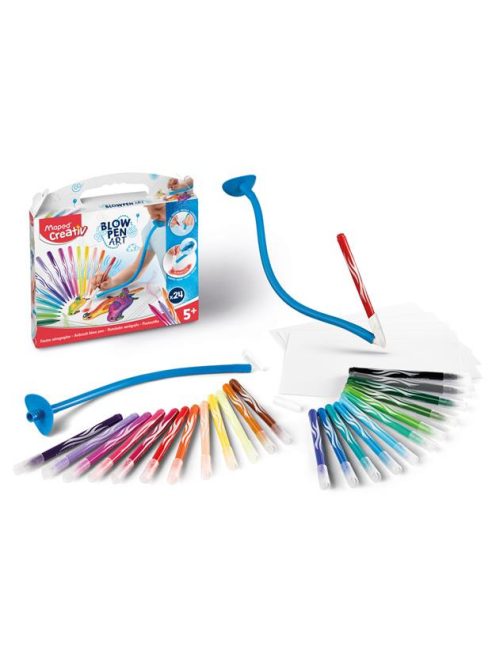 Fújós filctoll készlet, MAPED CREATIV, "Blow pen Basic" (IMAC846712)