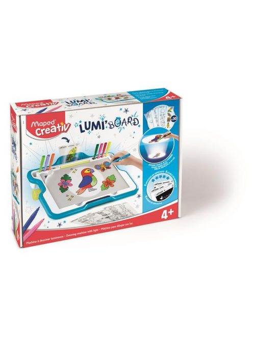 Kreatív készségfejlesztő rajzkészlet, MAPED CREATIV "Lumi Board" (IMAC907021)