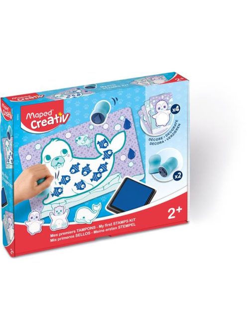 Kreatív készségfejlesztő készlet, MAPED CREATIV, "Early age", nyomdavilág (IMAC907042)