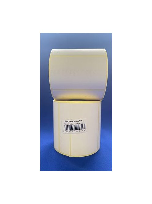 Etikett, thermo, 60x100 mm, 1000 etikett/tekercs, fehér (ISCT60100F)