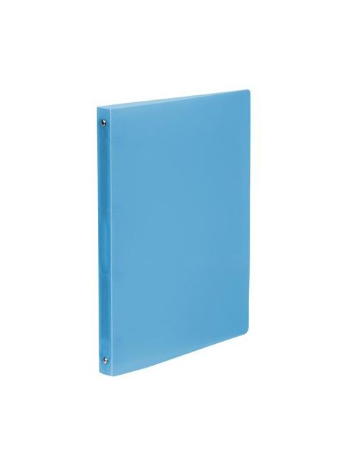 Gyűrűs könyv, 4 gyűrű, 25 mm, A4, PP, VIQUEL "Propyglass", kék (IV020972)