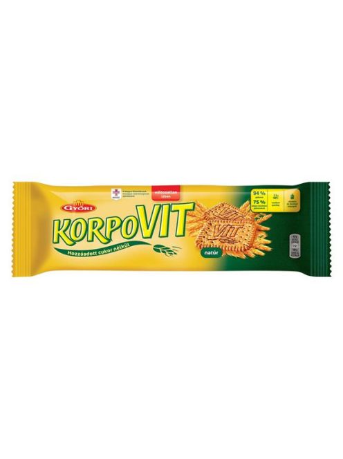 Korpovit keksz, 174 g, GYŐRI (KHE118)
