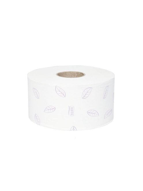 Toalettpapír, T2 rendszer, 3 rétegű, 18,7 cm ámérő, Premium, TORK "Mini Jumbo", fehér (KHH366)