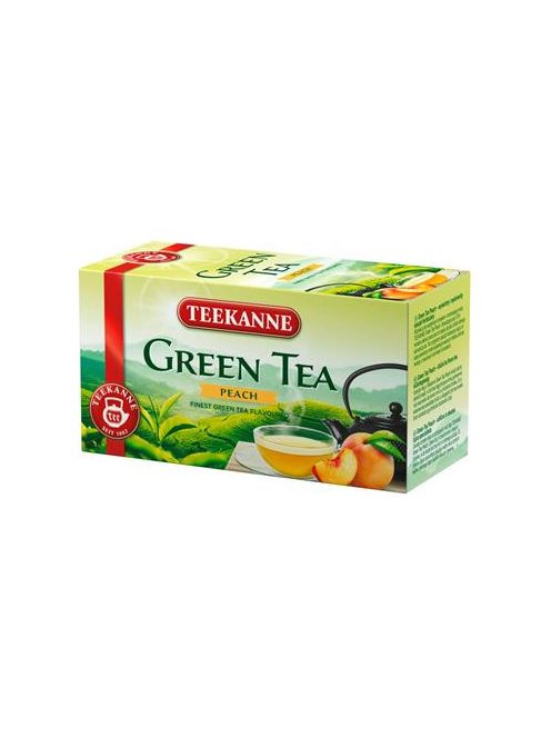 Zöld tea, 20x1,75 g, TEEKANNE, barack (KHK316)