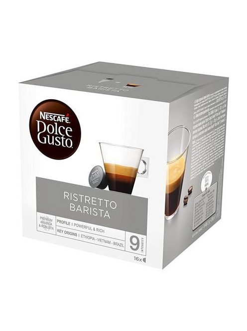 Kávékapszula, 16 db,  NESCAFÉ DOLCE GUSTO "Ristretto Barista" (KHK394)