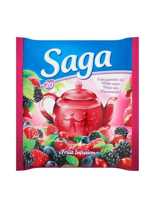 Gyümölcstea, 20x1,7 g, SAGA, erdei gyümölcs (KHK643)