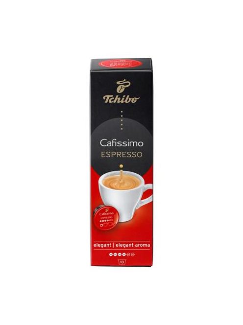 Kávékapszula, 10 db, TCHIBO "Cafissimo Espresso Elegant" (KHK649)