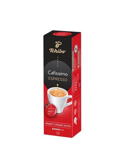 Kávékapszula, 10 db, TCHIBO "Cafissimo Espresso Elegant" (KHK649)