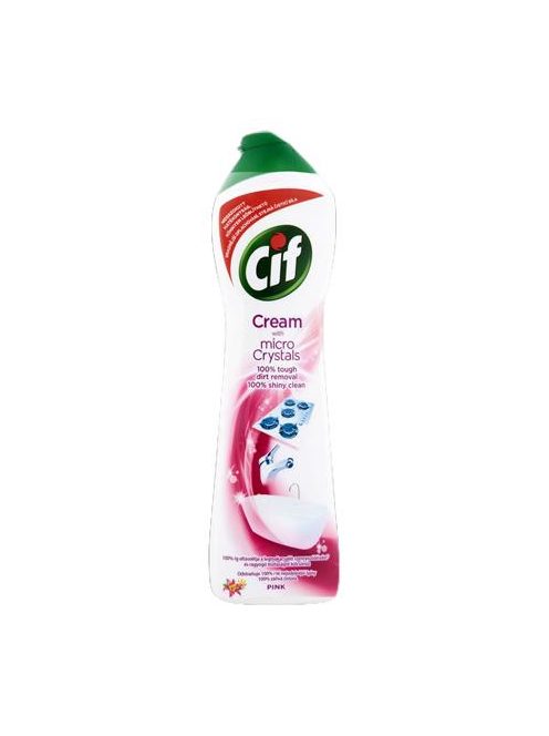 Súrolókrém, 500 ml, CIF "Pink" (KHT696)