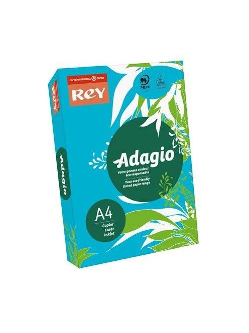 Másolópapír, színes, A4, 80 g, REY "Adagio", intenzív kék (LIPAD48IK) (LIPAD48IK)