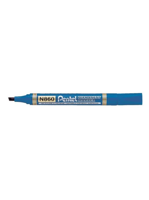 Alkoholos marker, 0,6-4,5 mm, vágott, PENTEL "N860", kék (PENN860K)