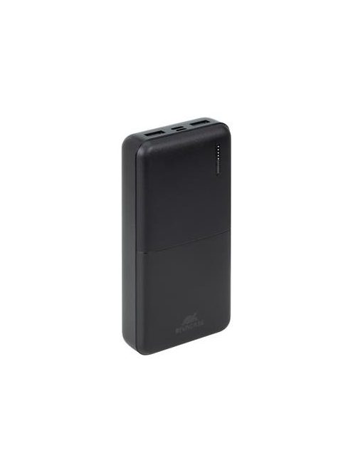 Hordozható akkumulátor, USB-A/USB-C, 20000mAh, 20W, QC/PD, RIVACASE "VA2572", fekete (RHAVA2572B)