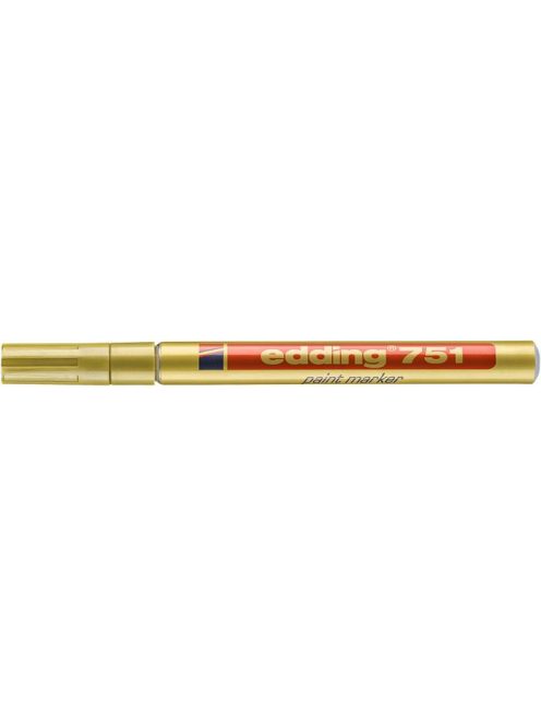 Lakkmarker, 1-2 mm, EDDING "751", arany (TED75111)