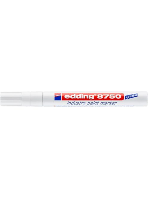 Lakkmarker, 2-4 mm, EDDING, "8750", fehér (TED8750F)