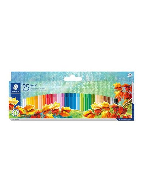 Olajpasztell kréta, STAEDTLER "Noris 241", 25 különböző szín (TS241NC25)