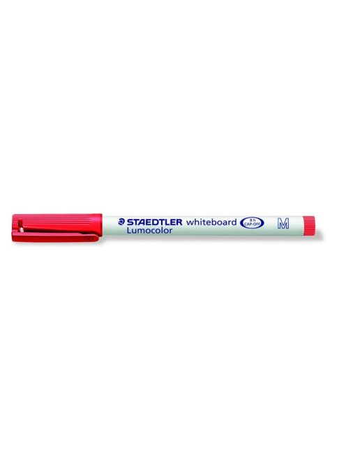 Táblamarker, 1 mm, M, kúpos, STAEDTLER "Lumocolor 301", piros (TS3012)