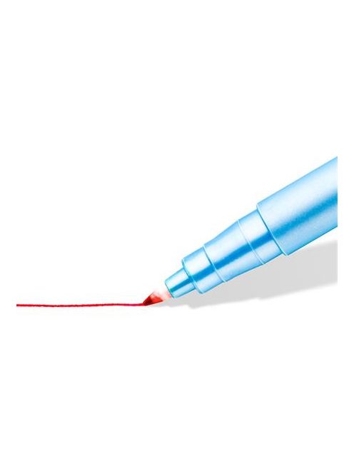 Alkoholmentes marker, OHP, 0,6 mm, STAEDTLER "Lumocolor® 305 F", piros (TS305F2)