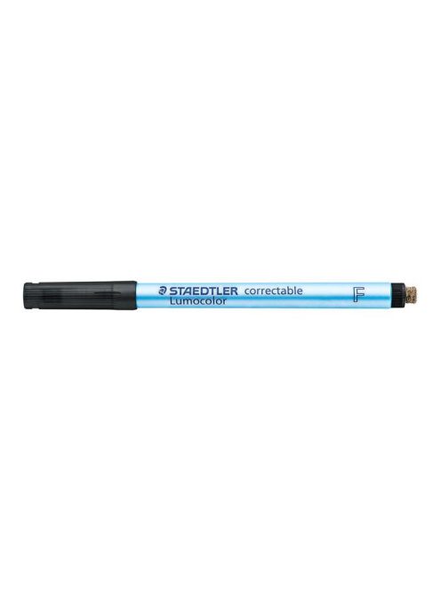 Alkoholmentes marker, OHP, 0,6 mm, STAEDTLER "Lumocolor® 305 F", fekete (TS305F9)