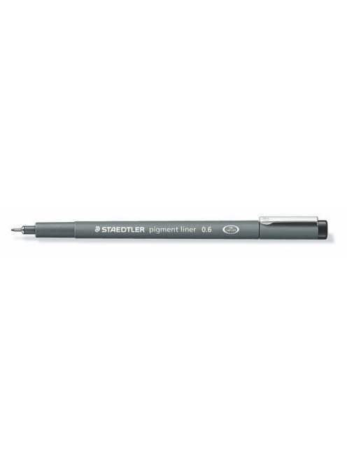 Tusfilc, 0,6 mm, STAEDTLER "Pigment Liner 308", fekete (TS308069)