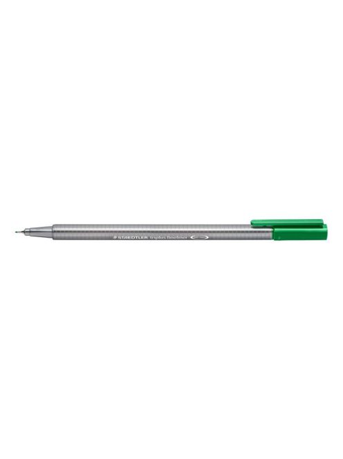 Tűfilc, 0,3 mm, STAEDTLER "Triplus 334", zöld (TS3345)