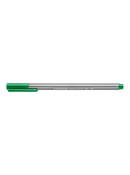 Tűfilc, 0,3 mm, STAEDTLER "Triplus 334", zöld (TS3345)