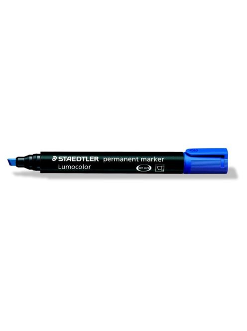 Alkoholos marker, 2-5 mm, vágott, STAEDTLER "Lumocolor® 350", kék (TS3503)