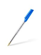 Golyóstoll, 0,5 mm, kupakos, STAEDTLER "Stick 430 M", kék (TS430M03)