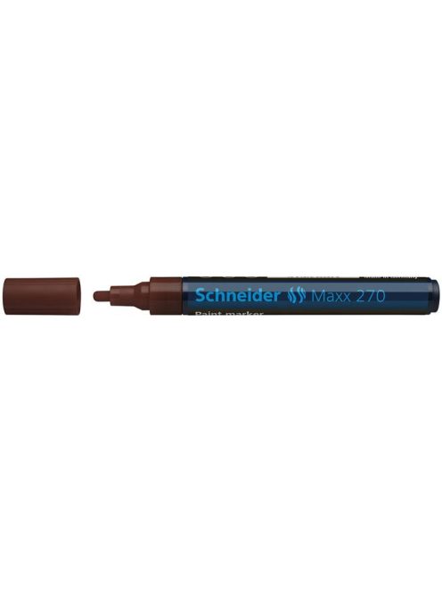 Lakkmarker, 1-3 mm, SCHNEIDER "Maxx 270", barna (TSC270B)